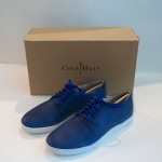 COLE HAAN AIR JASPER WINGTIP SHOES SIZE 8.5 BLUE NEW IN BOX FREE PRIORITY SHIP