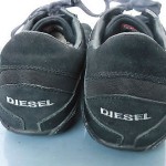 Diesel, Black Leather Fashion Sneakers. Sz. 12 M