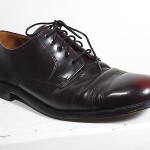 Cole Haan City Dark Red/Brown Distressed Leather Oxfords Mens Size 8 D Shoes