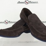 New Mens Cole Haan Stylish Brown/Blue Leather Loafers Shoes Sz. 8 M