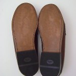 COLE HAAN BROWN LEATHER LOAFERS SHOES MEN’S 11C 11 C TASSEL SLIP-ON DRESS CASUAL