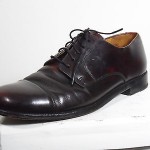Cole Haan City Dark Red/Brown Distressed Leather Oxfords Mens Size 8 D Shoes