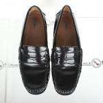 Mens Cole Haan Stylish Black Leather Loafers/Moccasins Shoes Sz. 5 M