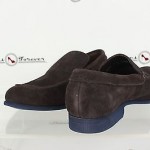 New Mens Cole Haan Stylish Brown/Blue Leather Loafers Shoes Sz. 8 M