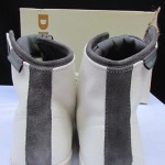 BNIB NEW DIESEL MEN FU-LL WHITE GRAY NIGHT FASHION ARMY BOOTS SHOES $295 SIZE 7