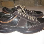 Mens Cole Haan Nike Air Brown Leather Casual Oxford Shoes 11 M