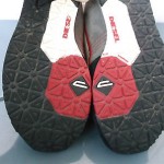 Diesel, White Black Gray Red Suede Leather Fashion Sneakers. Sz. 7.5 M