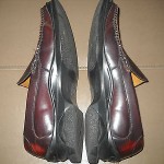 COLE HAAN NIKE AIR DARK BURGUNDY CASUAL SLIP ON SHOES MEN’S 8M