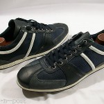 NEW HUGO BOSS ORANGE MEN’S SINBAD II SNEAKERS NAVY SUEDE 12 &13 MEDIUM $150  HNP