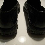 Cole Haan Country Black Leather Woven Loafers Slip On Driving Shoes Size 7 B