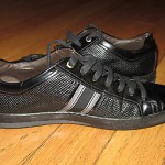 Boss Selection Hugo Boss Men’s Black Leather Sneakers size 6 (US size 7)