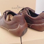 NIB COLE HAAN MEN’S AIR MITCHELL OXFORD DARK BROWN PEBBLE SKIN LEATHER LACE UP