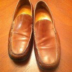 MEN’S COLE HAAN BROWN LEATHER LOAFER SHOES SIZE 10.5