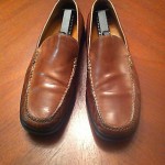 MEN’S COLE HAAN BROWN LEATHER LOAFER SHOES SIZE 10.5