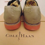 NIB COLE HAAN AIR GREAT JONES WINGTIP 2-TONE NUBUCK OXFORDS SUMMER KHAKI  BRICK