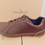 NIB COLE HAAN MEN’S AIR MITCHELL OXFORD DARK BROWN PEBBLE SKIN LEATHER LACE UP