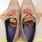 NIB COLE HAAN AIR GREAT JONES WINGTIP 2-TONE NUBUCK OXFORDS SUMMER KHAKI  BRICK