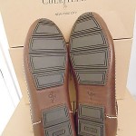 NIB COLE HAAN MEN’S AIR MITCHELL OXFORD DARK BROWN PEBBLE SKIN LEATHER LACE UP