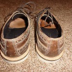 NICE Hugo Boss Orange Label Distressed Wingtips Bravox Casual Shoes EURO 41 / 8