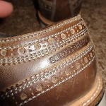 NICE Hugo Boss Orange Label Distressed Wingtips Bravox Casual Shoes EURO 41 / 8