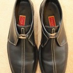 Men’s COLE HAAN Country Casual Oxfords, Muted Black Leather – Size 9 M