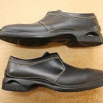 Men’s COLE HAAN Country Casual Oxfords, Muted Black Leather – Size 9 M