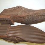 COLE HAAN Mens 10.5 India Slip On Loafers Brown Weathered shoes L@@K!
