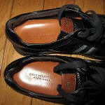 Boss Selection Hugo Boss Men’s Black Leather Sneakers size 6 (US size 7)