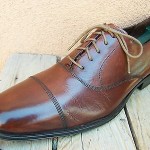 Mens Cole Haan Nike Air Dress Shoes Size 11M Brown Leather Casual Lace Up Oxford