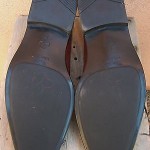 Mens Cole Haan Nike Air Dress Shoes Size 11M Brown Leather Casual Lace Up Oxford