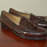 MEN’S COLE HAAN LOAFERS BLACK CHERRY DRESS LEATHER SHOES SZ 16 D