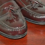 MEN’S COLE HAAN LOAFERS BLACK CHERRY DRESS LEATHER SHOES SZ 16 D