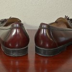 MEN’S COLE HAAN LOAFERS BLACK CHERRY DRESS LEATHER SHOES SZ 16 D