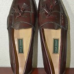 MEN’S COLE HAAN LOAFERS BLACK CHERRY DRESS LEATHER SHOES SZ 16 D