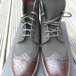 brand new mens HUGO BOSS lunno leather boots in med green UK10/EU44/US11 rrp£330