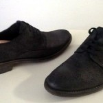 DIESEL Stylish Distressed Treated Leather Mens Lace-up Shoes  EU42 (9)