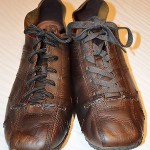 DIESEL SANTOS MENS SZ 12 M BROWN LEATHER OXFORDS SNEAKERS COMFORT SHOES