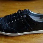 HUGO BOSS Leather Sneakers – Black / US Size 9