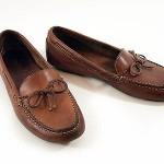 COLE HAAN COUNTRY BROWN HAND SEWN LEATHER LOAFERS Boat Shoes Mens Size 9.5