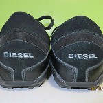 DIESEL Men’s Shoes Casual Oxfords Black Sz. 15 Leather Suede Beefy Soles