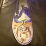 Vans Iron Maiden Powerslave slip on shoes 10.5