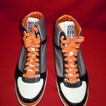 DIESEL BRAVE HIDE  RN 93243 White/Grey/Black/Orange  ONLY THE BRAVE  US size 12