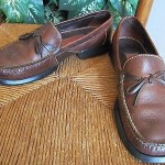 Cole Haan Mens 8M Brown Leather Loafer Casual Slip On Driving Shoes