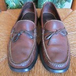 Cole Haan Mens 8M Brown Leather Loafer Casual Slip On Driving Shoes