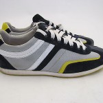 Hugo Boss Sneakers Orange Boss Silvans Lace Sneakers Open Blue 11US Retail $150