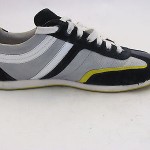 Hugo Boss Sneakers Orange Boss Silvans Lace Sneakers Open Blue 11US Retail $150
