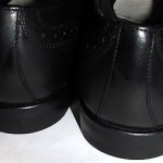 HUGO BOSS BLACK LEATHER WINGTIPS OXFORD  SHOES SZ 7 1/2 D