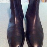 COLE HAAN “JEFFERSON” LUXURY ZIP NIKE AIR BUSINESS BLACK BOOTS SHOES SZ 12m NEW