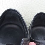 Men’s Hugo Boss pebbled black leather velcro sneakers shoes sz 45 (11 U.S.)