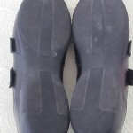 Men’s Hugo Boss pebbled black leather velcro sneakers shoes sz 45 (11 U.S.)